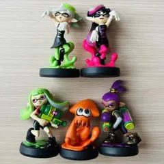 スプラトゥーン amiibo 限定色3体 ＋ シオカラーズ2体 まとめ売り