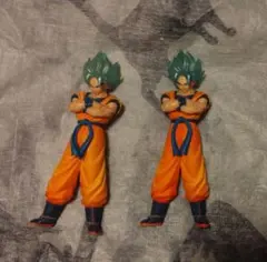 【2個】孫悟空　超サイヤ人ゴッド超サイヤ人（SSGS） HG　ドラゴンボール超
