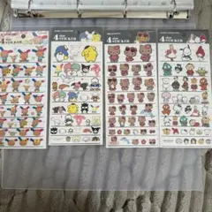 サンリオキャラクターズ 4サイズステッカー 4枚セット