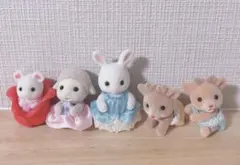 【25日発送価格】シルバニアファミリー赤ちゃん5体セット
