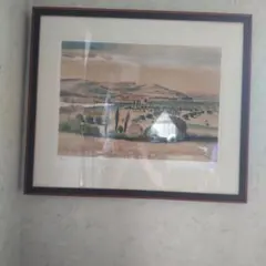 水彩画 リゾートホテルの風景画 原画 真筆 一点物 - メルカリ