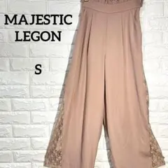 マジェスティックレゴン　【S】　サイドレース　ワイドパンツ　ガウチョ　かわいい