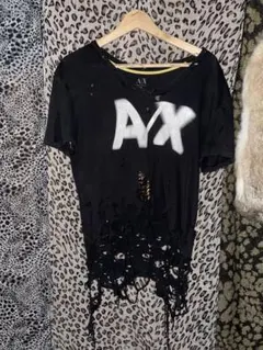 Armani Tシャツ ダメージ加工 Y2K 平成のサムネイル