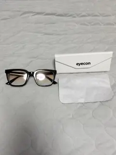 eyecon サングラス ケース付き オレンジ グラデーション