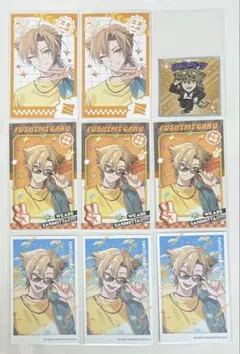 にじさんじ 三ミ一体 伏見ガク チェキ チェキ風カード ビックリマン シール
