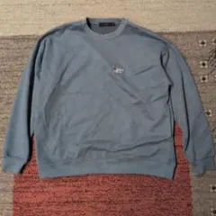 RAGEBLUE グレー トレーナー S　水色　ブルー