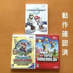 Wiiゲームソフト★マリオ　3種セット【動作確認済】