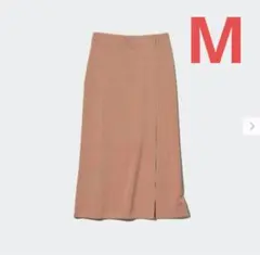 UNIQLO　ユニクロ　ストレッチダブルフェイススリットスカート　Mサイズ　新品