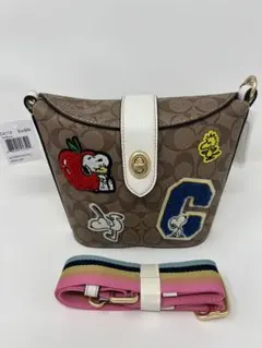 【新品】COACH PEANUTS スヌーピー コラボ ショルダーバッグ