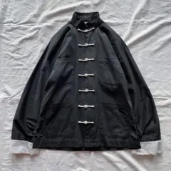 70s〜80s フレンチチャイナジャケット フレンチワーク カバーオール