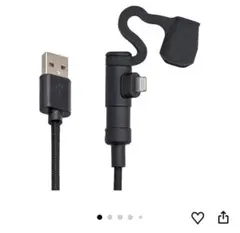 デイトナ USB充電ケーブル Type-A to Lightning L型