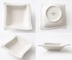 Villeroy&Bochビレロイボッホ スクエア 深皿 プレート美品 24cm