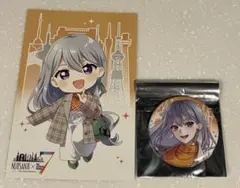 にじさんじ 7大タワー コラボ 缶バッジ、特典ポストカード 樋口楓