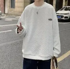 メンズ トレーナー スウェット トップス 春 秋 カジュアル 長袖 ゆったり