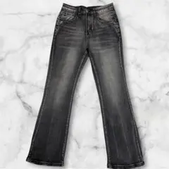 本日限定価格　 archive black denim flare pants