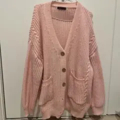 ROMWE ピンク カーディガン XL/12のサムネイル