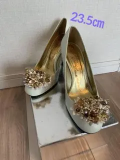 nontaka77様専用パンプス　結婚式　2次会　白　オデットエオディール