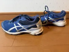 ASICS レーザービーム　青 ジュニア用　スポーツスニーカー(21cm)