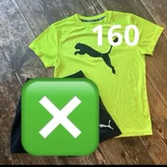 PUMA トレーニングウェア 蛍光イエロー 160