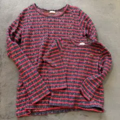 ラグマート親子お揃いボーダートップス