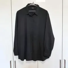 美品■ユニクロ■大きいサイズ3XL■レーヨンブラウス・シャツ■黒■大重宝♪