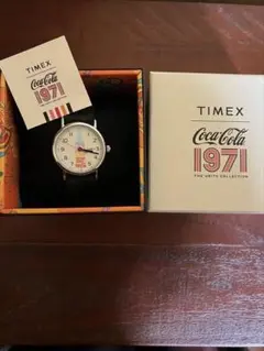 箱付きTIMEX × Coca-Cola コラボ 腕時計 1971 Unityのサムネイル