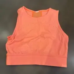 ルルレモン オレンジ ノースリーブ タンクトップ 4