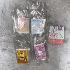 【4点セット】 サンリオ いちご新聞 豆ガチャノート ガチャ