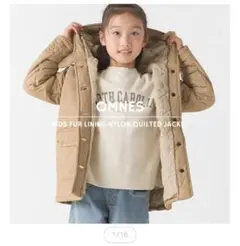 【新品未使用】アウター　140センチ　コート　カーキ