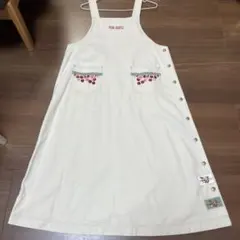 ピンクハウス チェリー刺繍 ジャンバースカート未使用品 - メルカリ