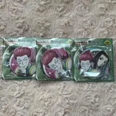 HUNTER×HUNTER 背中合わせ ヒソカ イルミ 缶バッチ