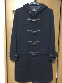 INED イネド　ダッフルコート11号 ネイビー