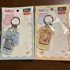 初音ミク 鏡音リン 3連アクリルキーホルダー 2点セット