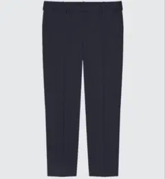 UNIQLO スマートアンクルパンツ2WAYストレッチ ウールライク ブラック