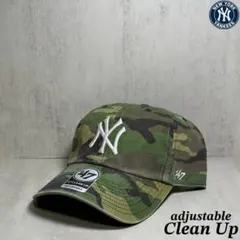 海外限定 47brand ヤンキース カモ 迷彩 aespa ジゼル キャップ①
