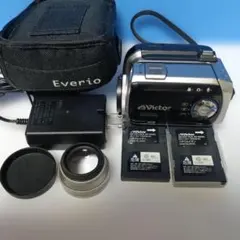 箱ありVictor Everio35倍ビデオカメラGZ-MG261レッド - メルカリ