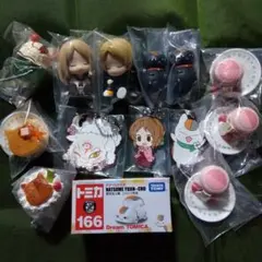 夏目友人帳 　Yummyスイーツ＆ラバーマスコット＆ドリームトミカ＆肩ズンFig