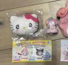 キティ&マイメロ　ガチャガチャ2点セット