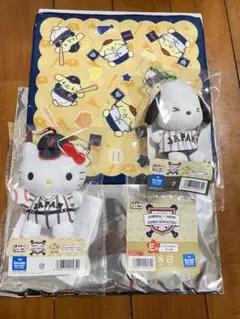 侍ジャパン サンリオ タイトーくじ C賞D賞 E賞　サンリオ3点セット