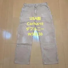 USA製 カーハート ダブルニーペインターパンツ B04 NAT 32×32 - メルカリ
