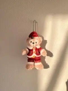 ダッフィークリスマスぬいぐるみバッジ 約20cm