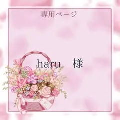 haru様専用ページ