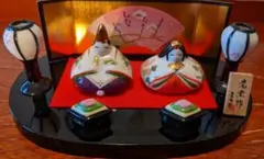 陶器製 雛人形セット ひな祭り