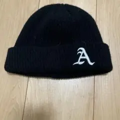 ニット帽 黒