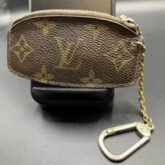 LOUIS VUITTON ヴィトン モノグラム コインケース チェーン付き