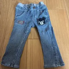 DOUBLE.B ストライプパンツ 90サイズ