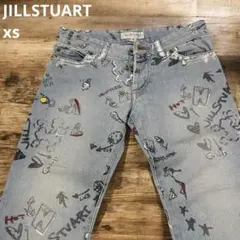 JILLSTUART ロゴ入　スキニーデニム　ボタンフライ　ローライズ　Y2Kのサムネイル