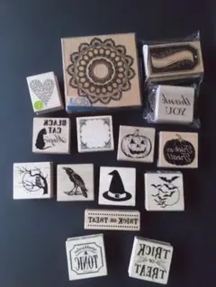 木製スタンプセット