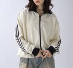 ジーナシス JEANASIS トラックジャケット 白 ジャージ アウター F