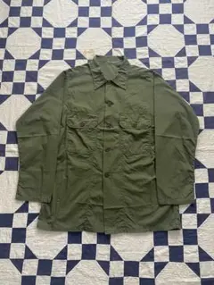 【L】60s US ARMY ポプリンシャツ　PX品　ヴィンテージ